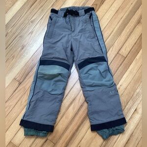 Obermeyer Water-Resistant Gray Ski Snow Pants Size 10